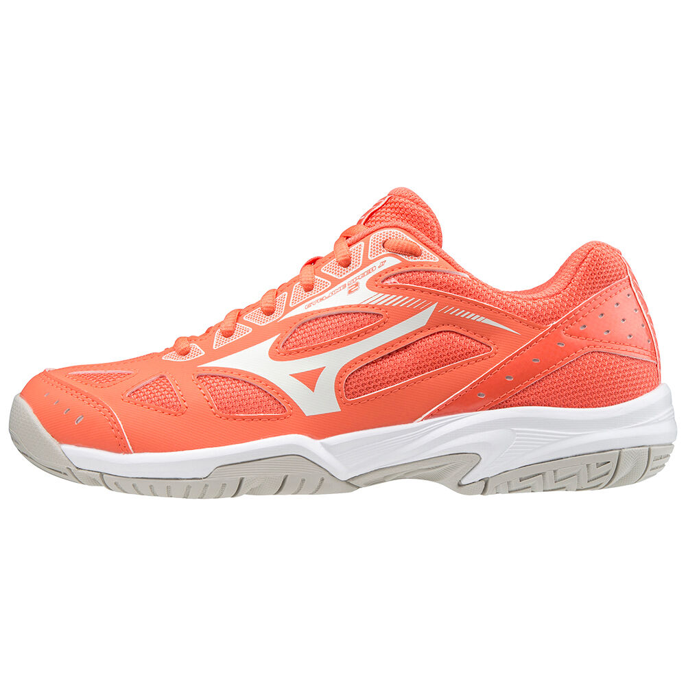 Tenis Para Basquetbol Mizuno Cyclone Speed 2 Nb Para Mujer Coral/Blancos 4319075-YP